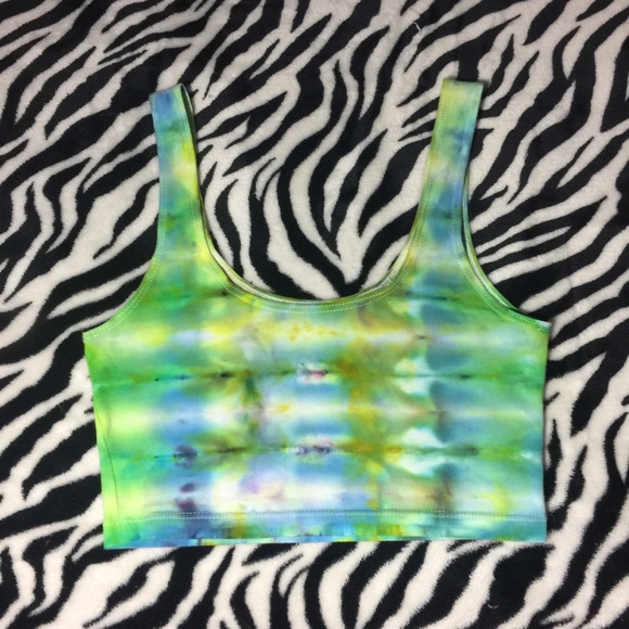 Tie dye crop top / bralette - Picture 2 of 7